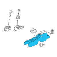 OEM 2002 Dodge Stratus Console-Floor Diagram - RE911DVAH