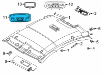 OEM 2021 BMW 228i xDrive Gran Coupe INTERIOR READING LIGHT LED F Diagram - 63-31-9-891-138