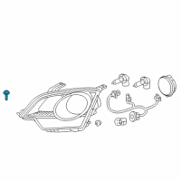 OEM Saturn Screw Asm Hexagon Head Regulator Conical Washer Diagram - 11514622