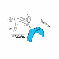 OEM 2008 Chrysler Pacifica Shield-Splash Diagram - 4857646AH