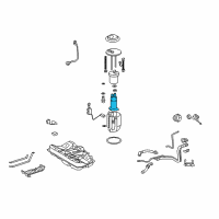 OEM 2010 Toyota Venza Fuel Pump Diagram - 23220-0V010