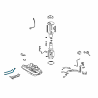 OEM 2010 Toyota Venza Mount Strap Diagram - 77601-0T012