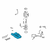 OEM 2010 Toyota Venza Fuel Tank Diagram - 77001-0T010