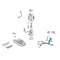 OEM 2013 Toyota Venza Filler Neck Diagram - 77201-0T031