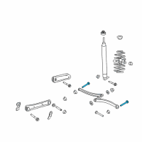 OEM Mercury Upper Arm Mount Bolt Diagram - -W706196-S439