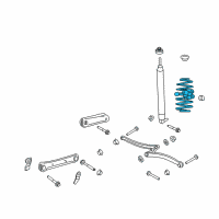 OEM 1999 Mercury Grand Marquis Coil Spring Diagram - 3W7Z-5560-AA