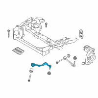 OEM 2013 BMW X1 Repair Kit, Trailing Link, Right Diagram - 31-12-2-409-598