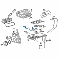 OEM Cadillac Level Indicator Diagram - 12644779