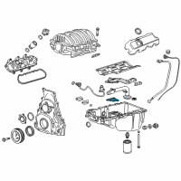 OEM 2017 GMC Sierra 1500 Adapter Gasket Diagram - 12631675