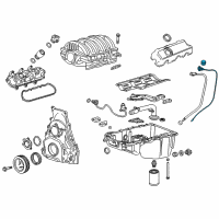 OEM GMC Sierra 1500 Dipstick Diagram - 12659096