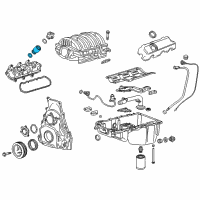 OEM 2017 Chevrolet Corvette Filler Tube Diagram - 12668614