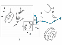 OEM 2020 Nissan Sentra Sensor Assy-Antiskid, Rear Diagram - 47900-6LB0A