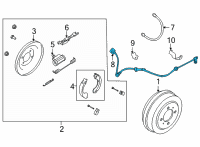 OEM Nissan Sentra Sensor Assy-Antiskid, Rear Diagram - 47900-6LB0A