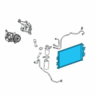 OEM 2011 Chevrolet Express 3500 Condenser Diagram - 23469929