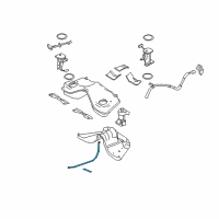 OEM 2007 Ford Mustang Strap Diagram - 4R3Z-9092-AA