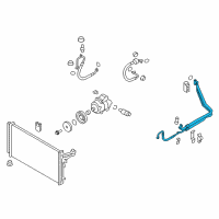 OEM Kia K900 Liquid Pipe Diagram - 977743T400