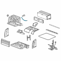 OEM Cadillac CT6 Ground Cable Diagram - 22970111