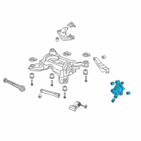 OEM Pontiac G8 Knuckle Diagram - 92287355