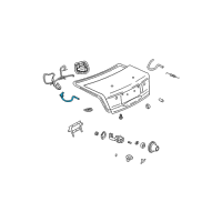 OEM 2005 Saturn L300 Hinge Asm, Rear Compartment Lid Diagram - 22677109