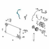 OEM 2007 Honda Accord Hose, Suction Diagram - 80311-SDR-A01