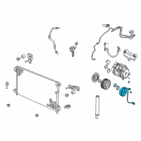 OEM 2006 Honda Accord Coil Set, Field Diagram - 38924-RCJ-A02