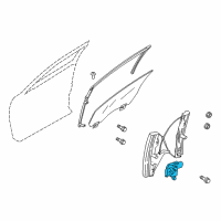 OEM 2009 Lincoln MKS Window Motor Diagram - 8A5Z-7823394-A