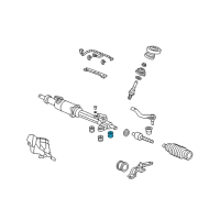 OEM 2008 Honda Pilot Bushing, Gear Box Mounting Diagram - 53685-SDR-A01