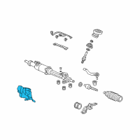 OEM Honda Plate, Power Steering Heat Baffle Diagram - 53692-SDR-A03