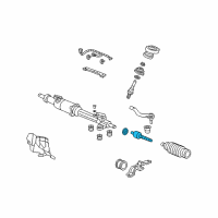 OEM Honda Accord End, Rack (A) Diagram - 53010-SEA-900