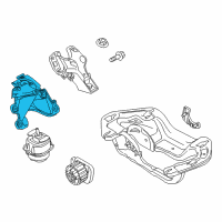 OEM BMW X5 Engine Support Right Diagram - 22-11-6-797-920