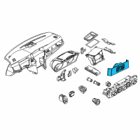 OEM 2009 BMW 528i Control Element Light Switch Diagram - 61-31-9-135-574