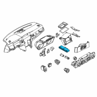 OEM BMW M5 Repair. Set, Center Console Switch. Center Diagram - 61-31-9-159-168