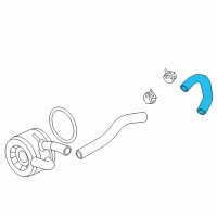 OEM 2009 Honda Civic Hose, Oil Cooler In. Diagram - 19422-RRB-A01