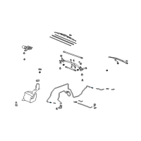 OEM Acura MDX Joint, Rear Washer Tube (Denso) Diagram - 76829-SH0-A02