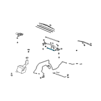 OEM 2010 Acura MDX Rod Unit A Diagram - 76540-STX-A01