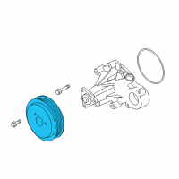 OEM 2017 Ford F-150 Pulley Diagram - BR3Z-8509-HA