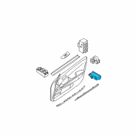 OEM 2005 Nissan Maxima Switch Assy-Trunk Opener Diagram - 25380-7Y000