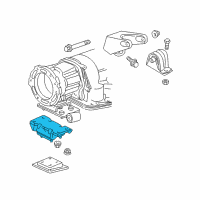 OEM 2003 Jeep Wrangler INSULATOR-Transmission Diagram - 52058551AB