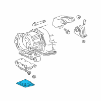 OEM 2000 Jeep Cherokee Bracket Diagram - 52058863