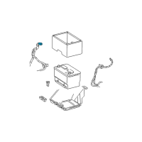 OEM Dodge Ram 1500 Battery Positive Cable Diagram - 56045700AD