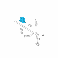 OEM 2002 Toyota Highlander Stabilizer Bar Bracket Diagram - 48832-32090