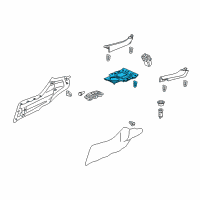 OEM 2013 Acura ZDX Panel Assembly, Center (Russet Wood Film) Diagram - 77296-SZN-A51ZA