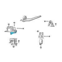 OEM 2013 Jeep Compass Bracket-Engine Mount Diagram - 68065747AB