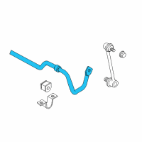 OEM 2008 Lexus ES350 Bar, Stabilizer, Rear Diagram - 48812-06080