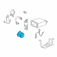 OEM 1998 Cadillac DeVille Air Mass Sensor Diagram - 19112618