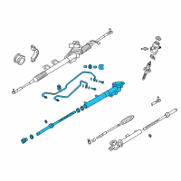 OEM 2003 Nissan 350Z Gear Assy-Power Steering Diagram - 49200-CD000