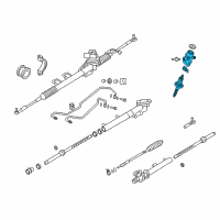 OEM 2003 Nissan 350Z Gear Sub Assembly-Power Steering Diagram - 49210-CD000