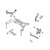 OEM 2008 Ford Taurus X Upper Control Arm Rear Bushing Diagram - 5F9Z-5K789-AA