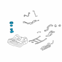 OEM 2003 Acura RSX Pump Assembly, Fuel Diagram - 17045-S6M-A00