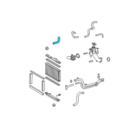 OEM 2014 Lexus IS250 Hose, Radiator Diagram - 16571-31171